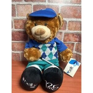 Golfer Teddy Bear Stuffed Plush Belkie Golf Sports Belk 125th Anniversary
